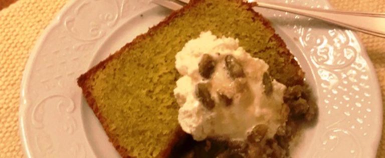 Pistachio cake from Frannys in KD kitchen