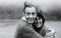 Telegraph photo of Anna Del Conte and her husband