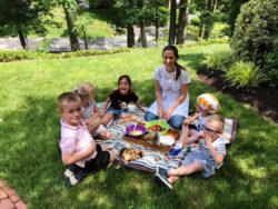 picnic at Together We Cook Summer Camp