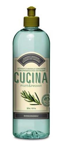 cucina rosemary & caradamom dish detergent product image from their site