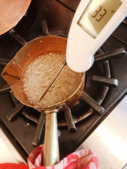 sugar syrup process with Thermapen