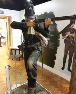 95th Rifleman model in Winchester museum dedicated to this regiment