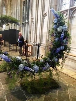 Winchester Cathedral flower show