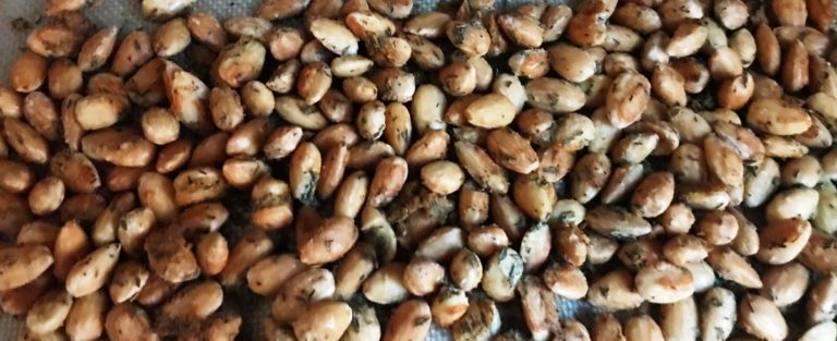 herbed almonds bib shot