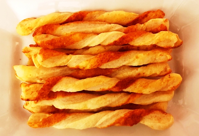 Parmesan-Paprika Twists