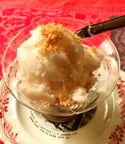 Almond Granita