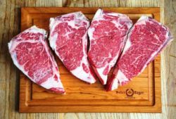Peter Luger steaks from the Peter Luger website shop page