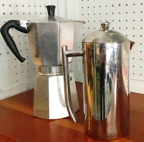 Bialetti Crusinallo Stovetop Stainless Steel Espresso Maker Coffee Pot  Vintage