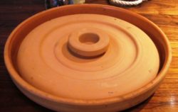clay pollo al mattone pot