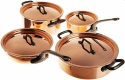 Copper pan set from Matfer Bourgeat
