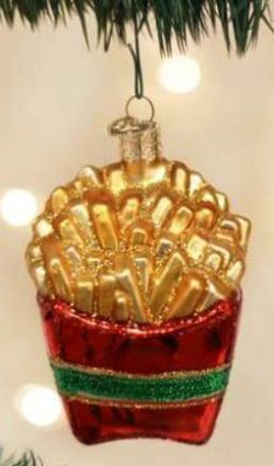 French Fries ornament from Old World