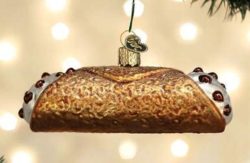 cannoli ornament from Old World