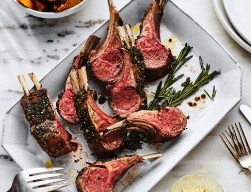 Rack of Lamb With Garlic u0026 Herbs
