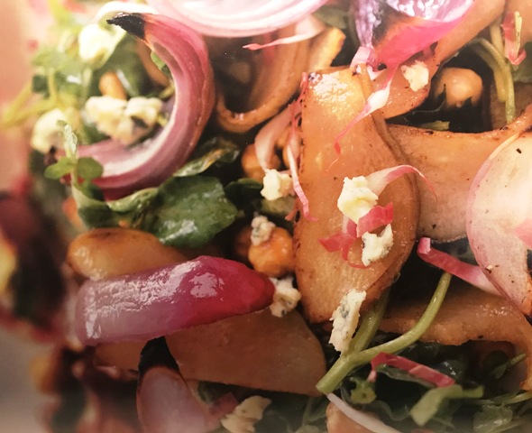 Salad Of Pear, Hazelnuts and Cashel Blue Cheese
