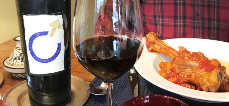 Pollard Lamb Shank dinner with Sine Qua Non