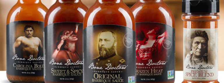 vintage medications used for Bone Doctors BBQ sauces