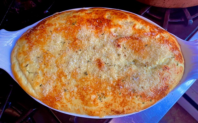 Caramelized Onion u0026 Goat Cheese Souffle