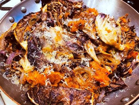 Radicchio And Winter Squash Gratin