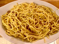 Spaghetti Alla Carbonara in KD kitchen