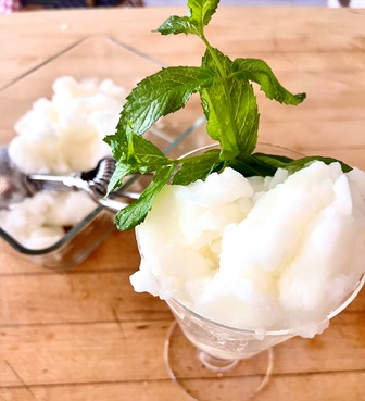 The Perfect Lemon Sorbet