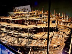 Mary Rose remains at the meuseum