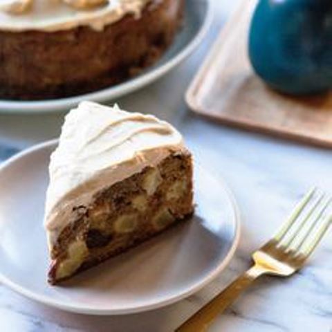 Apple And Olive Oil Cake with Maple Icing