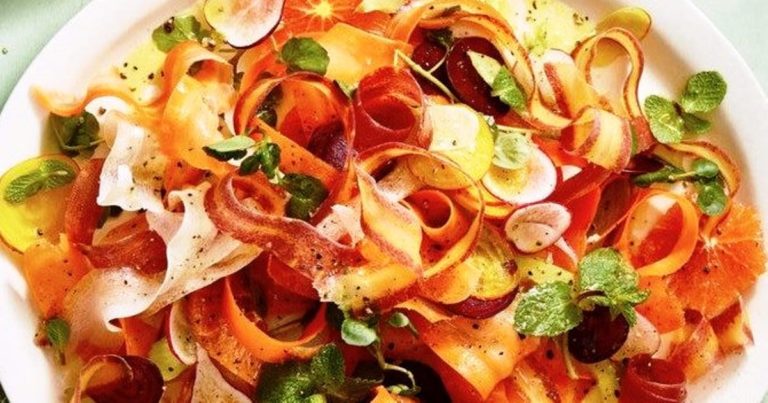 Shaved Carrot & Radish Salad Big shot