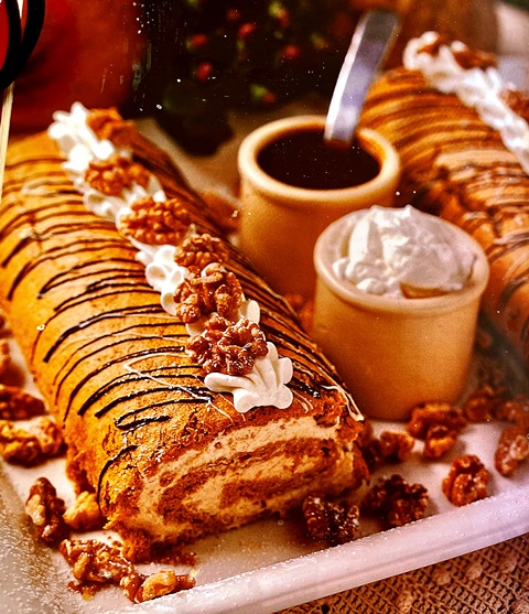 Cream Filled Pumpkin Roll