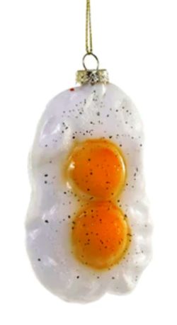 Fried Egg ornament from Red Barn Mercantile