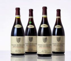 Henri Jayer Cros Parantoux vintages from 1985 through 1987 from Sotheby's website