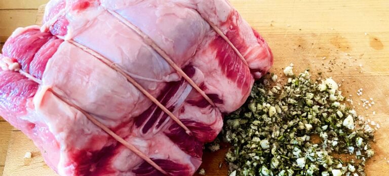 Pork roast from The Organic Butcher big shot