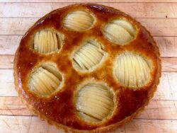 Maribeths bakery poached pear frangipane tart72