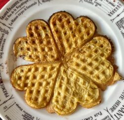 Sourdough waffles from Sunday Breakfast cookbook in KD kitchen