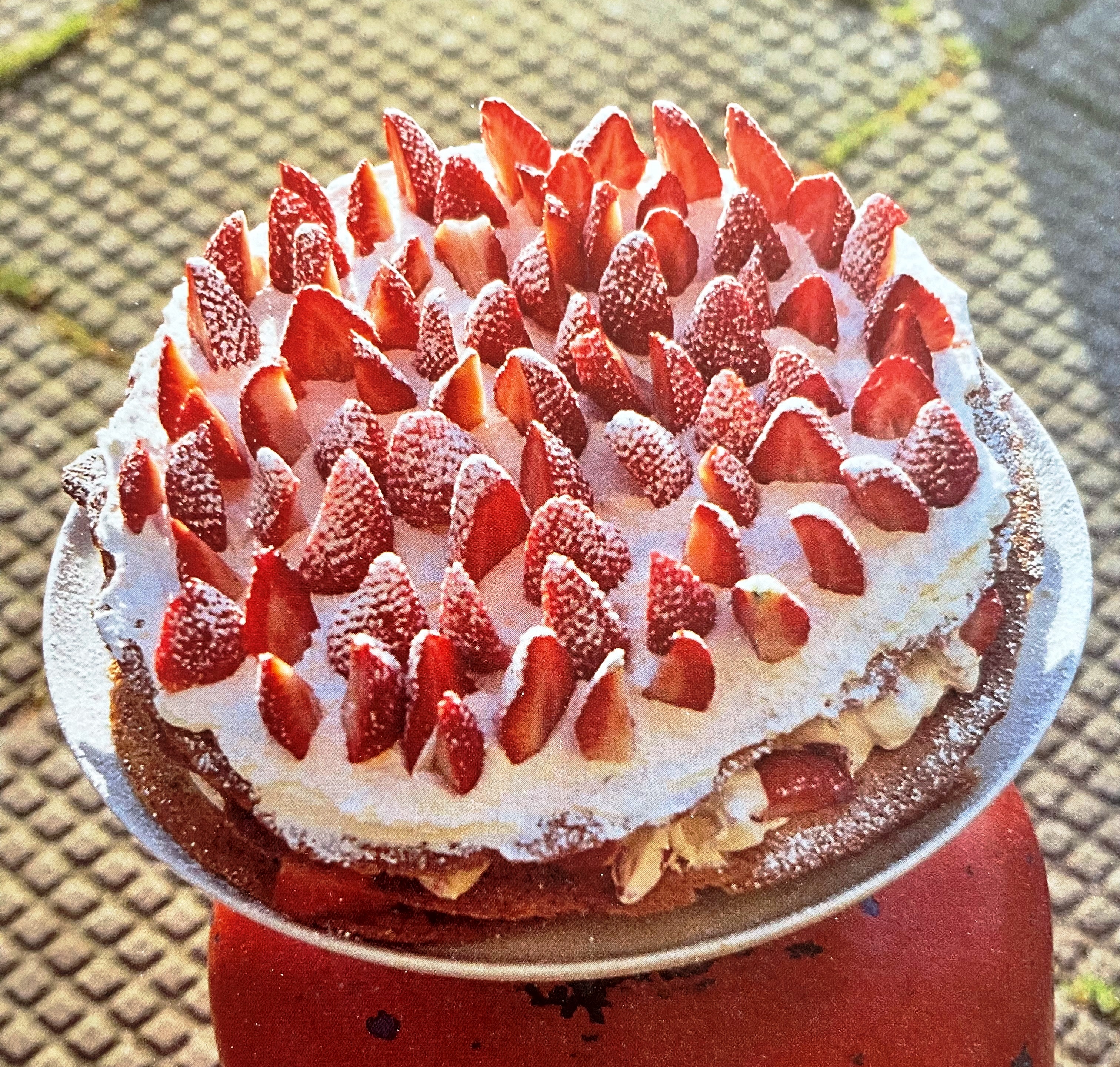 Almond Meringue With Strawberries