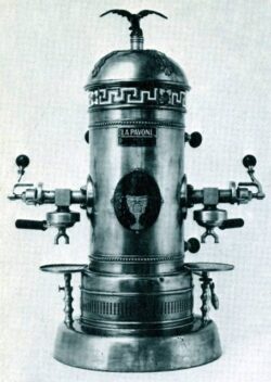 Pavoni Espresso Mac;hine from the early 20th century