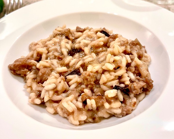Risotto with Sausage and Treviso Radicchio