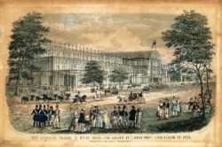 Crystal Palace in 1851 commissioned by Prince Albert for the London Trade Exhibition