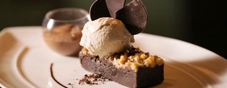 Palmer House Brownie from their website