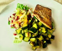 Pane e Panelle fish course