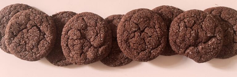 chocolate cookies in Bologna kitchen