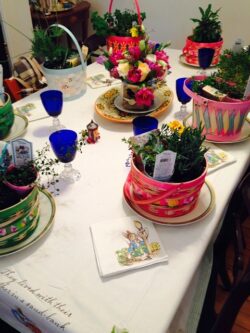 Easter table in US home