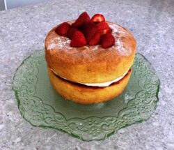 Anastasia Pollard's Victoria Sponge during Covid