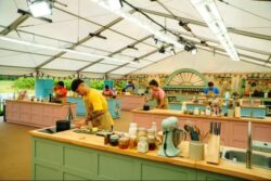 GBBO tent kitchen from UK Daily Mail website