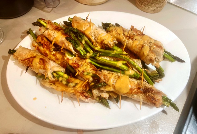 Veal or Pork Involtini with Asparagus