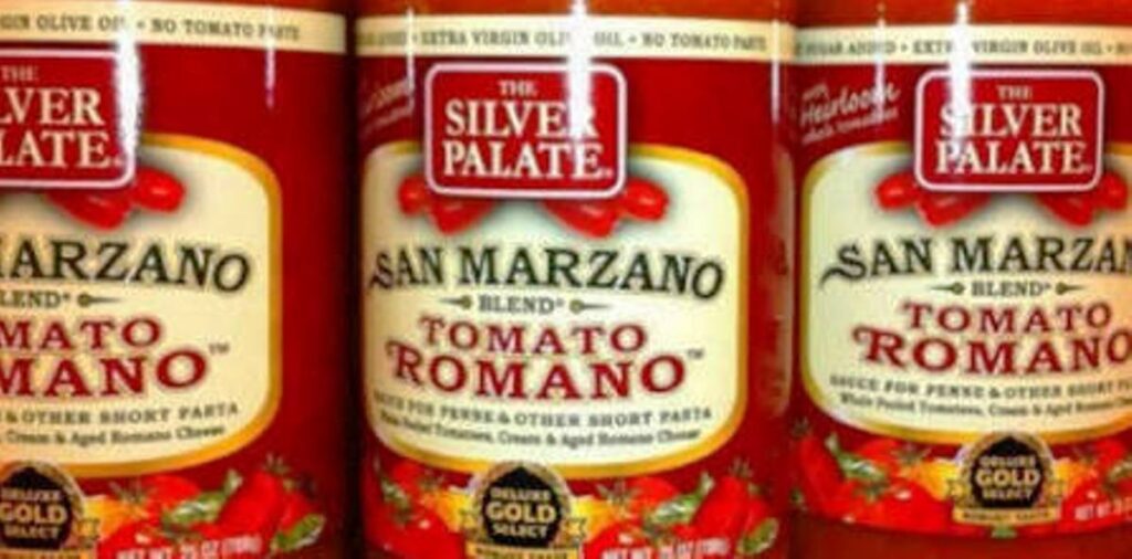 Italian-sounding food products image from Fine Taste website