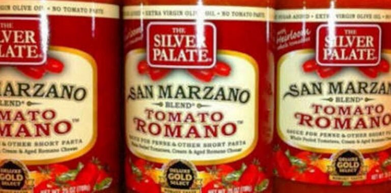 Italian-sounding food products image from Fine Taste website