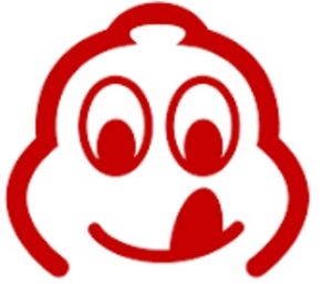 Michelin Bib Gourmand symbol, from Pinterest