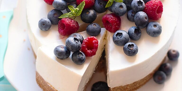Italian yogurt cake dessert