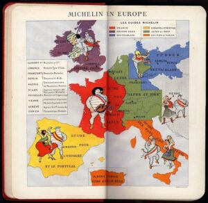 Michelin Guide cover from before World War II