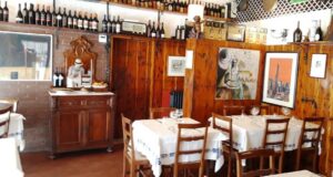 Interior of Trattoria Serghei from their Facebook page